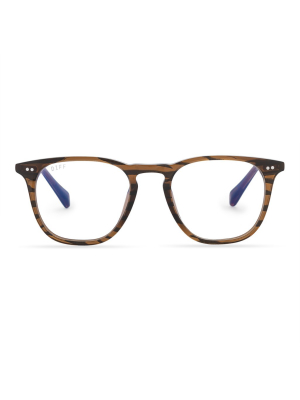 Maxwell - Tigers Eye + Blue Light Technology Glasses