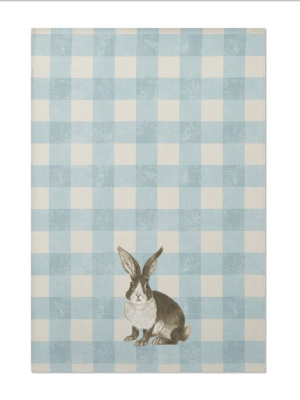 Damask Bunny Towels, Set Of 2