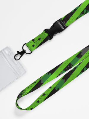 Corrosive American Green Lanyard