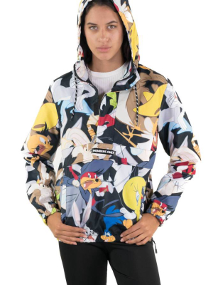 Bogo - Looney Tunes Print Popover Oversized Jacket