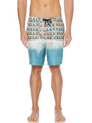 Shore Side Print Swim Shorts