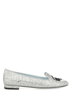 Chiara Ferragni Glittered Flirting Flats