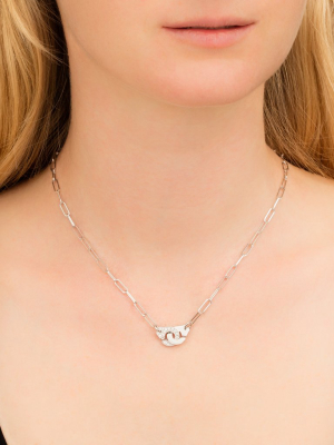 Menottes R10 Necklace - White Gold