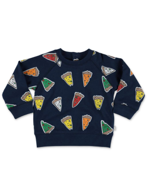 Stella Mccartney Kids Pizzas Fleece Sweatshirt