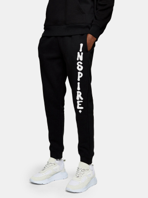 Photo Inspire Print Sweatpants In Black