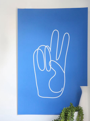 Chasing Paper Peace Sign Print