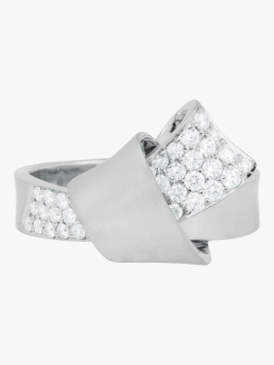 Jumbo Knot Diamond Ring