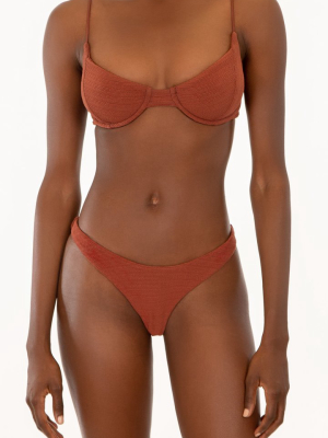 Underwire Top In Tan