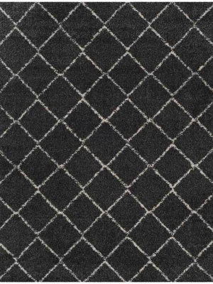 Arizona Shag Anthracite/beige Area Rug