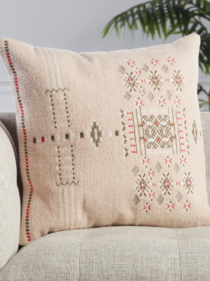 Maram Tribal Pillow In Blush