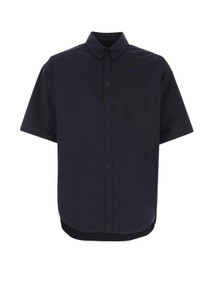 Balenciaga Logo Printed Short Sleeve Shirt