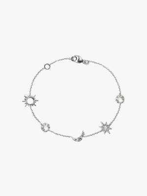 Micro Starburst Link Bracelet