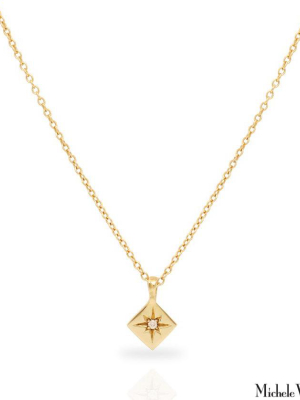Vision Gold And Diamond Necklace
