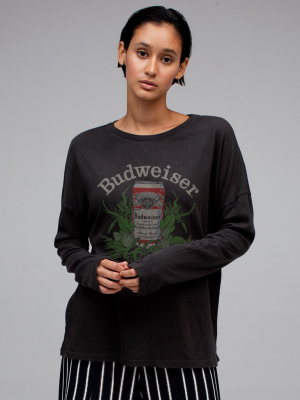 Womens Budweiser Long Sleeve