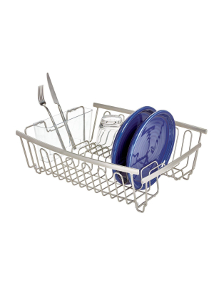 Idesign Axis Dish Drainer Silver