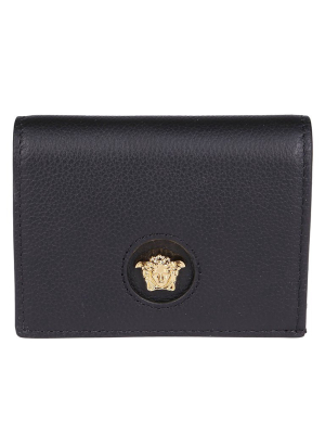 Versace Medusa Plaque Compact Wallet