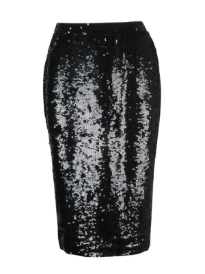 P.a.r.o.s.h. Sequin Embellished Midi Skirt