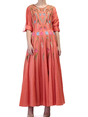 Fit & Flare Long Kurta