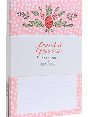 Fruit & Flowers Notepads