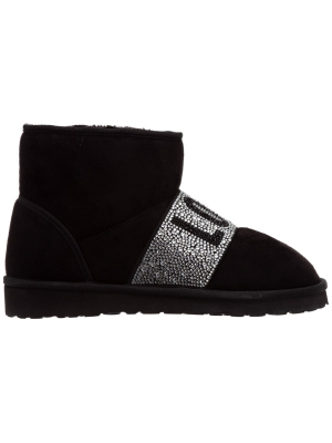 Love Moschino Logo Band Ankle Boots