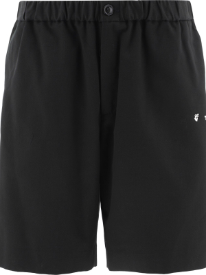 Off-white Logo Printed Shorts