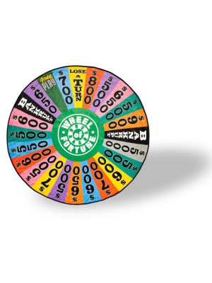 Just Funky Wheel Of Fortune Game Show Spin Wheel Fleece Throw Blanket | Measures 59 Inches