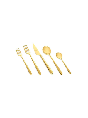 Mepra Linea Oro Flatware Set