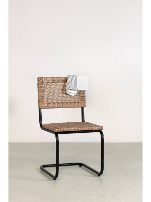 Trixie Rattan Side Chair Cream - East At Main