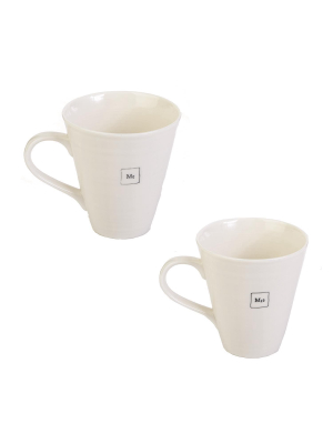 Mr. And Mrs. Mugs Set