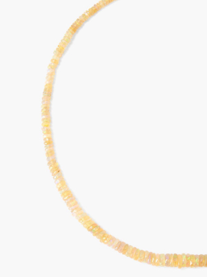 14k Ethiopian Opal Necklace