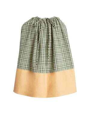 Party In The Back Plaid Cotton Top