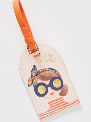Rifle Paper Co. For Anthropologie Bon Voyage Luggage Tag
