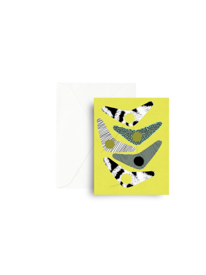 Mezzaluna Studio Greeting Card - Boomerang