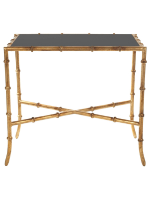 Chandler Accent Table Black/gold - Safavieh