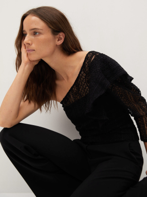 Lace Detail Top