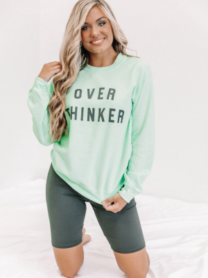 Lime Over Thinker Crewneck