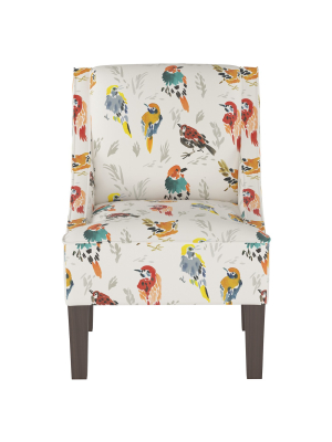 Hudson Swoop Arm Chair Multi Bird Print - Threshold™