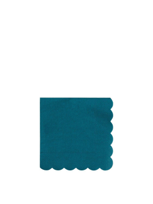 Dark Teal Small Napkins