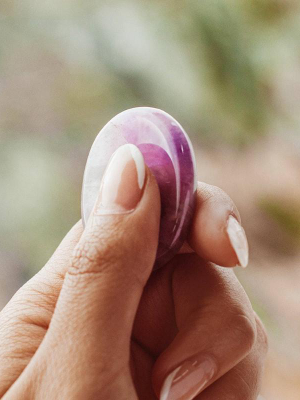 Amethyst Worry Stone