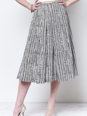 Keiko Skirt - Snow Tracks