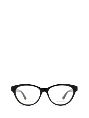 Gucci Eyewear Oval Frame Glasses