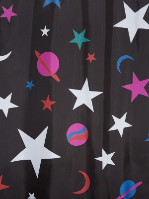 Cosmic Confetti Shower Curtain