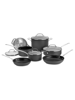 Cuisinart Chef's Classic 11pc Non-stick Hard Anodized Cookware Set - 66-11