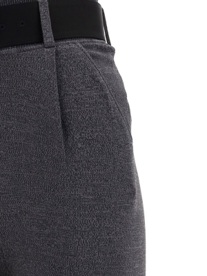 Self-portrait Belted Knit Jogger Pants