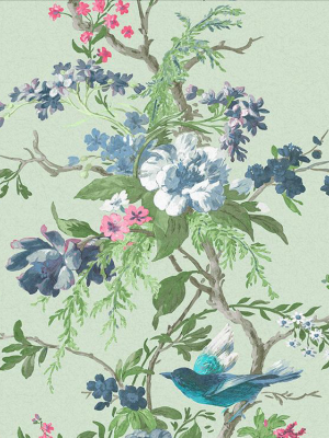 Venetian Wallpaper In Mint From The Exclusives Collection By Graham & Brown