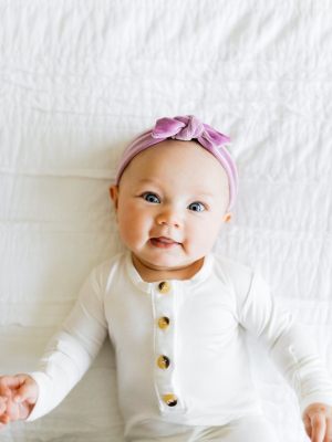 Velvet - Cobalt Skinny Knot Headband