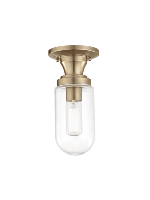 Clara 1 Light Semi Flush