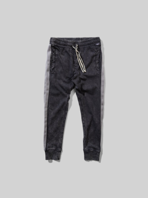 Munsterkids Taped Up Pant - Washed Black