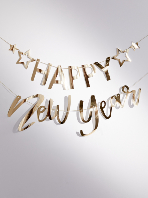 Ginger Ray Happy New Year Glitter Banner Set