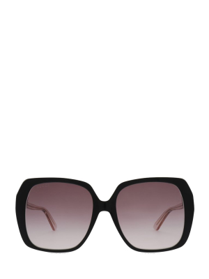 Gucci Eyewear Oversized Square Frame Sunglasses